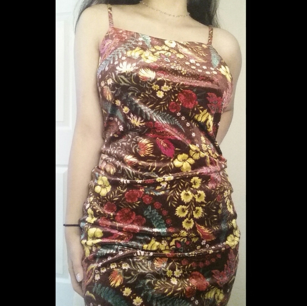 Velvet Bodycon Dress